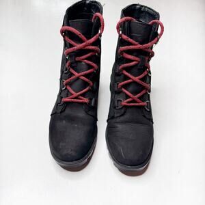 SOREL Black Lace Up Boots